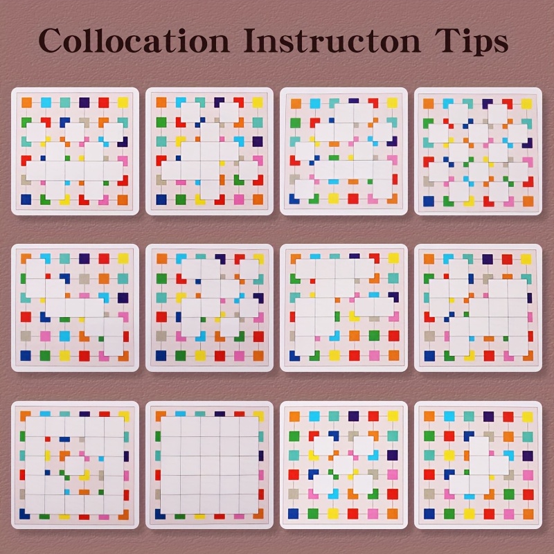 Colorful Geometric Brain Teaser Puzzle Game