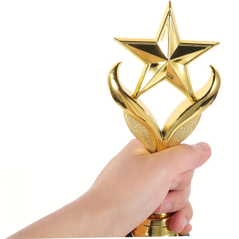 1pc venus trophy pvc material school competition celebration award pentagram victory   recognition trophy souvenir