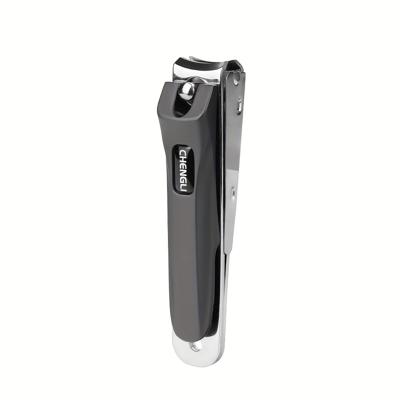 TEMU 1pc Cortaúñas Antisalpicaduras, Cortador de Uñas y Pies con Filo Afilado, Recortadora para Uñas Gruesas, Acero Inoxidable para Manicura y