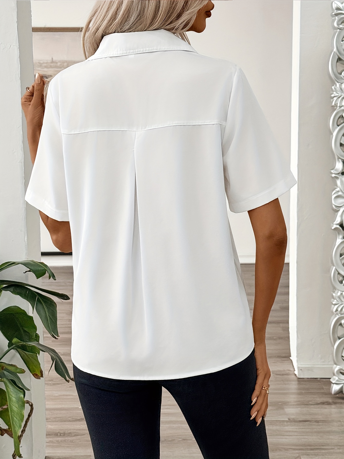Chemisier Femme Manches Courtes Toocool - 80% Coton, élégant Et Confortable Pour L'été