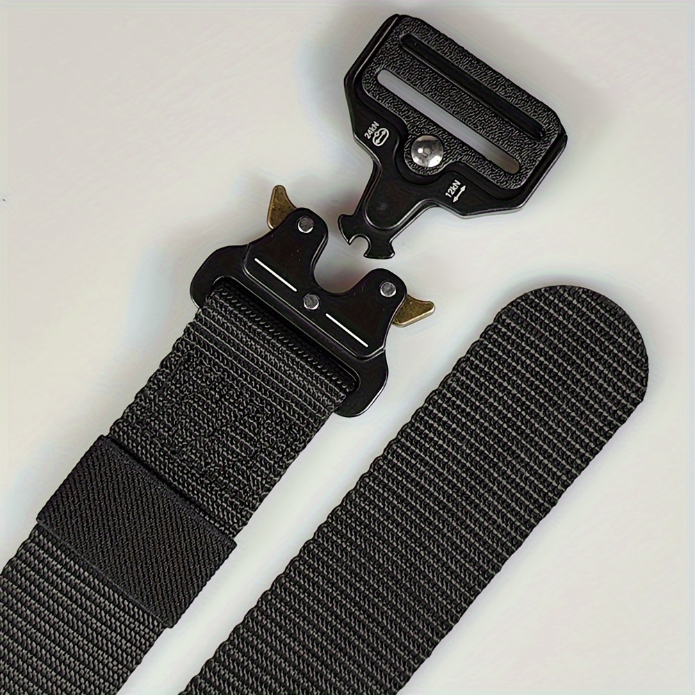 Quick Release Adjustable Nylon Work Belt for Men