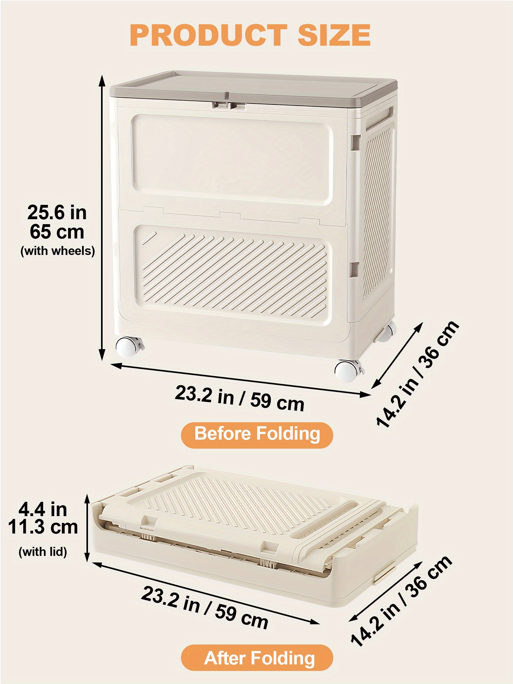 Large Capacity Waterproof And Dustproof Storage Box with Wheels, Multi Purpose Home Storage And Organization Solution Suitable for Bedroom, Living Room, Bathroom And Kitchen 20 Large Capacity Waterproof And Dustproof Storage Box with Wheels, Multi Purpose Home Storage And Organization Solution Suitable for Bedroom, Living Room, Bathroom And Kitchen