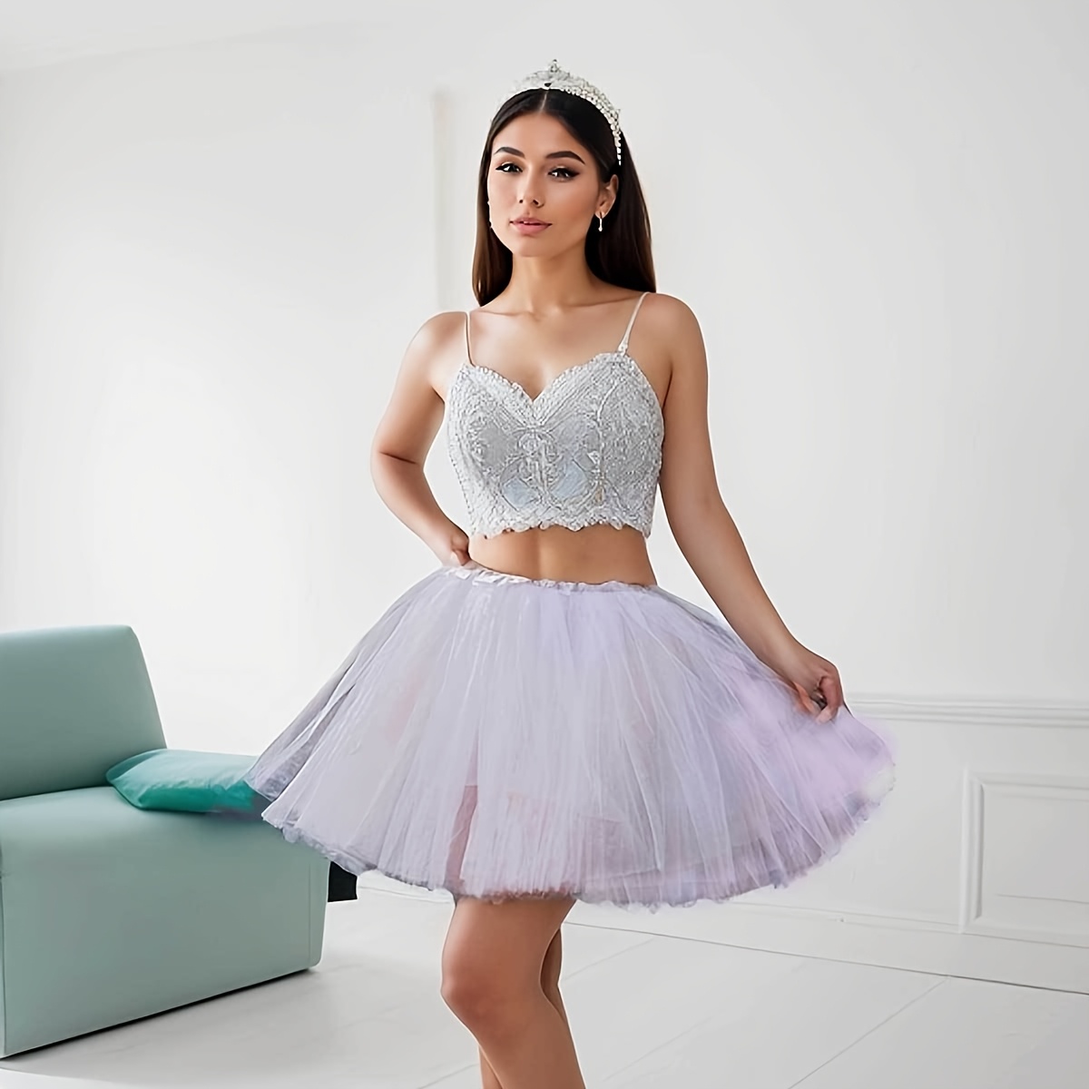 1pc three tiered princess tutu tutu birthday party tutu - Temu