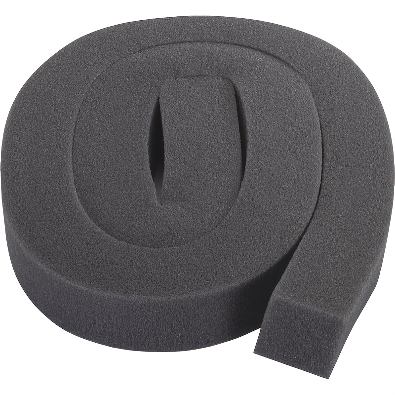 Adhesive- Pu Foam Tape, Black Foam Closure Tape Sealant For Uneven Doors And Windows