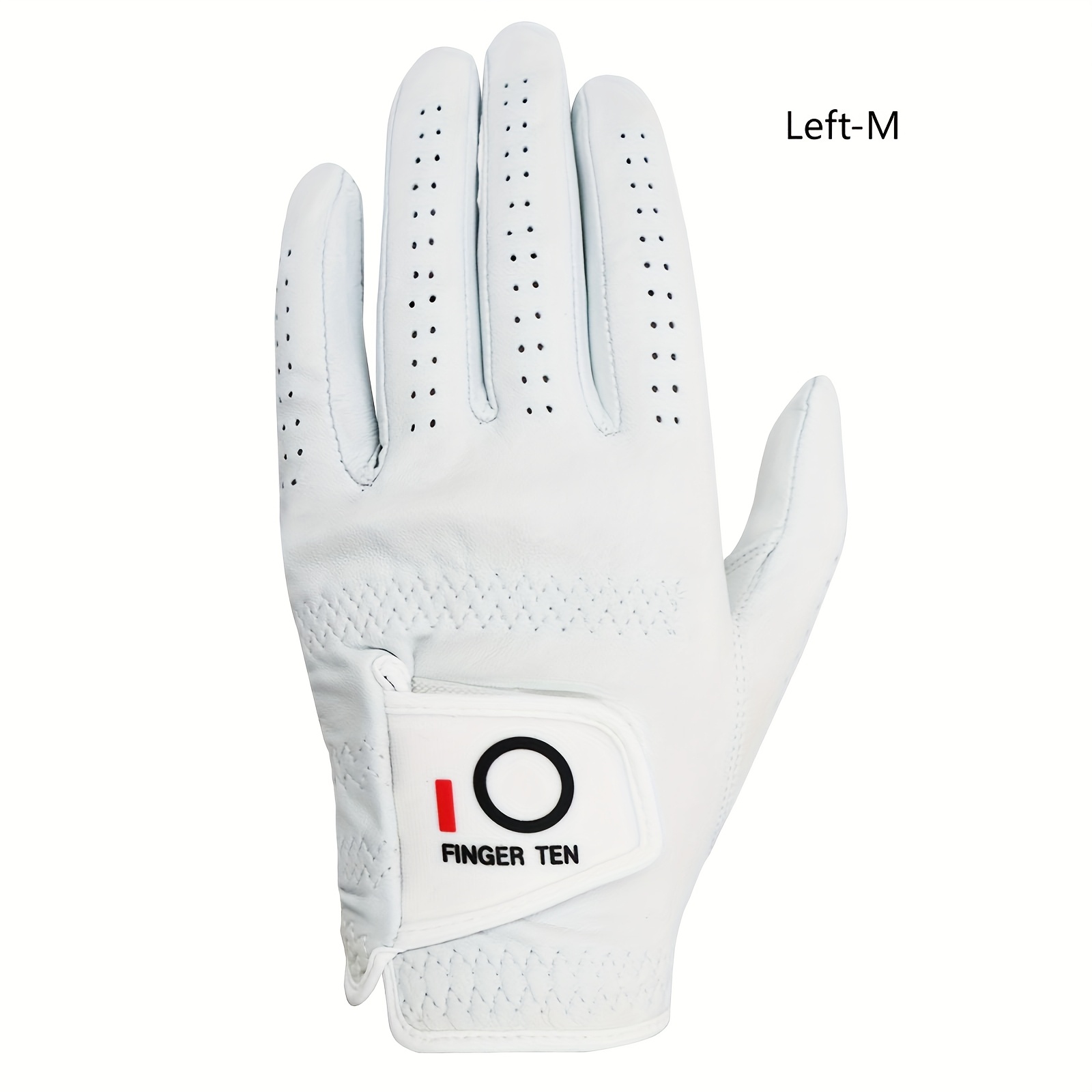 E-shop Golffausten Herren Rechtshand Golf Fore Linkshand 1 Stück für Cabretta Leder Weich Allwetter Grip Atmungsaktiv Leicht Flexibel Handschuhe Kleine