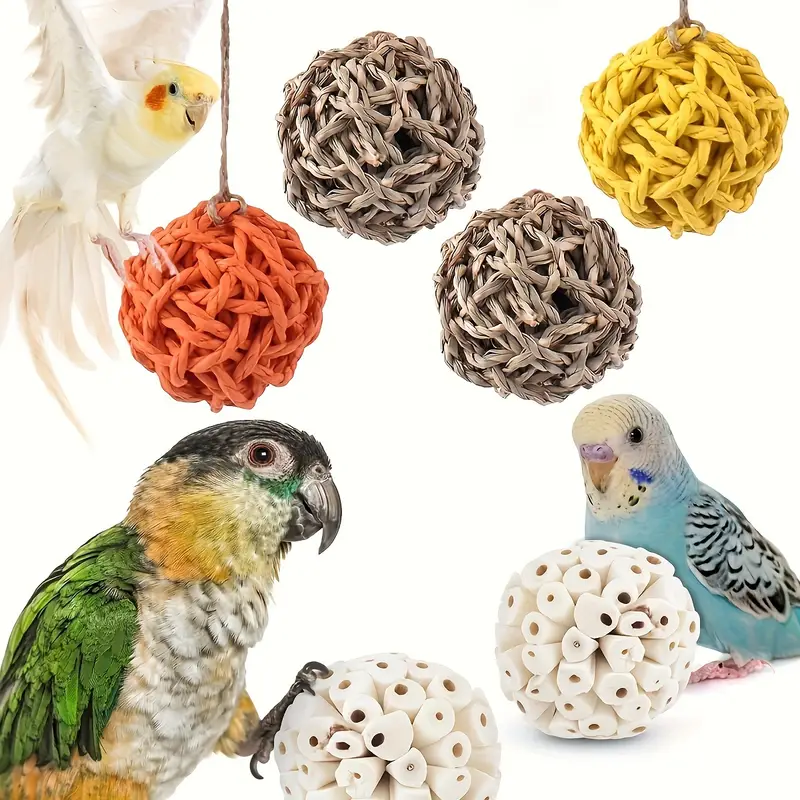 Colorful Sola Parrot Chew Toys