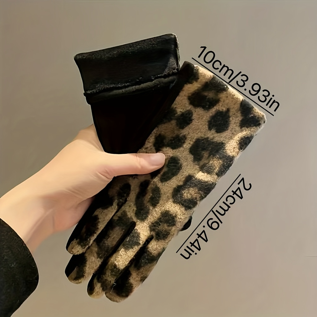 2pcs Women's Elegant Solid Color Cold Weather Gloves with Touch Screen Compatibility