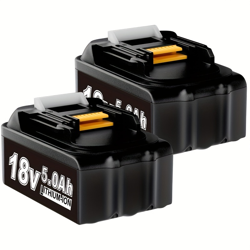 

Upgrade 18v 5000mah Bl1860 Battery Replace For Makita Bl1860b Bl1860b-2 Bl1850 Bl1850b Bl1840 Bl1840b Bl1830 Bl1830b Bl1820 Bl1815 Bl1815b -400 194204-5 Drill Tools - 2packs