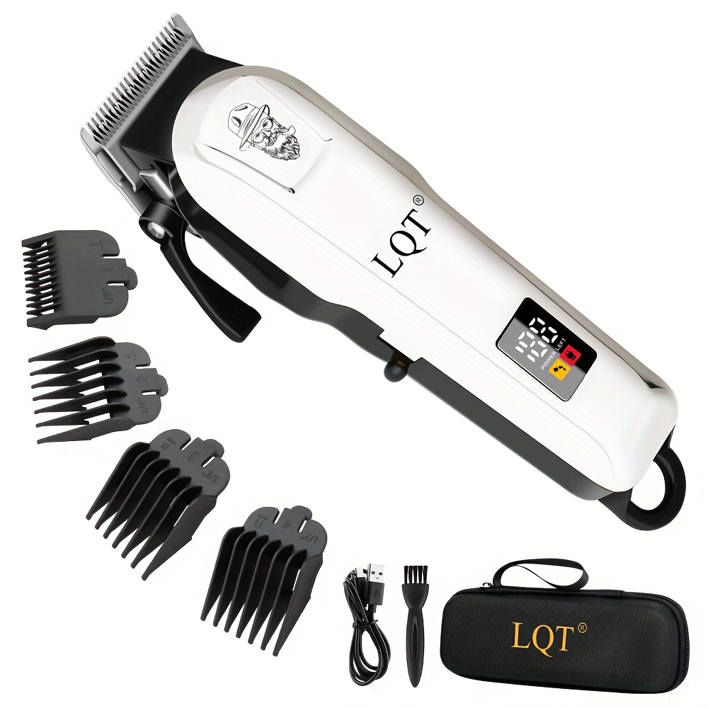Image of Lqt Kit, Electric Hair Clipper And Shaver With Usb Fast Charging And Lcd Power Display, Essential Gift For Home And Travel, Perfect For Husbands, , And Elders