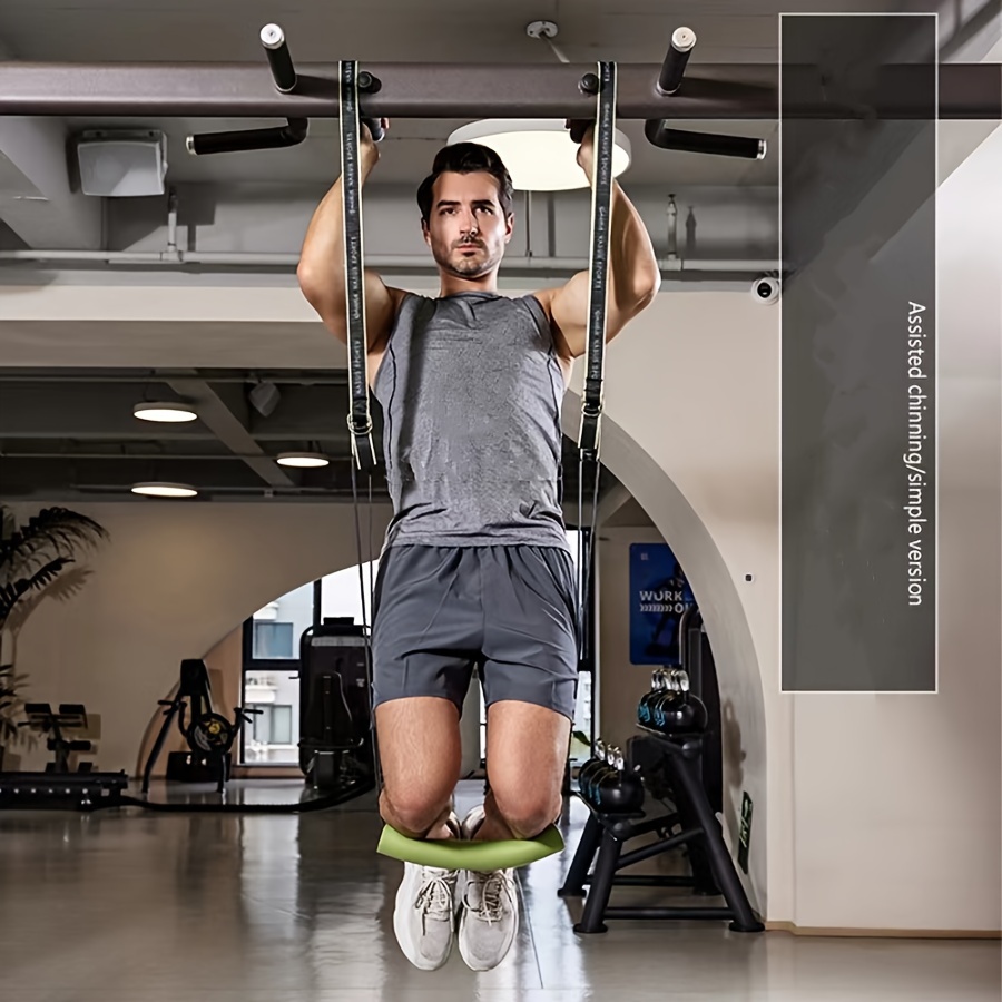 Gimnasio Barra Dominadas Con Gomas Elasticas 1pc Banda Asistencia