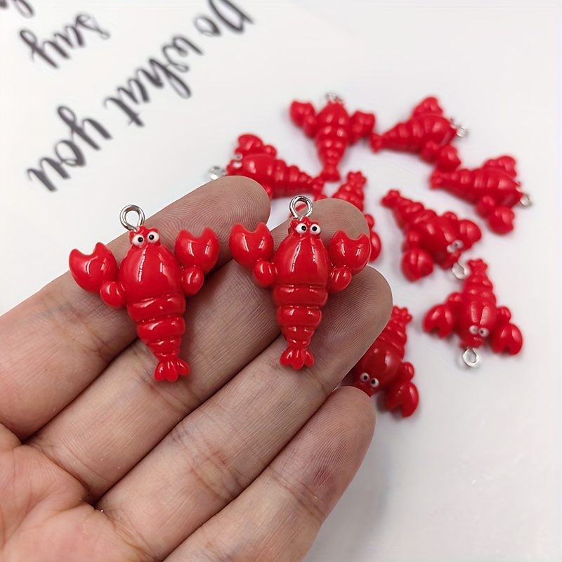 

10pcs Charms For Diy Jewelry, Resin Pendant Keychain Accessories, Fashion Theme, Imitation Food Design, No Mosaic Crafting Supplies