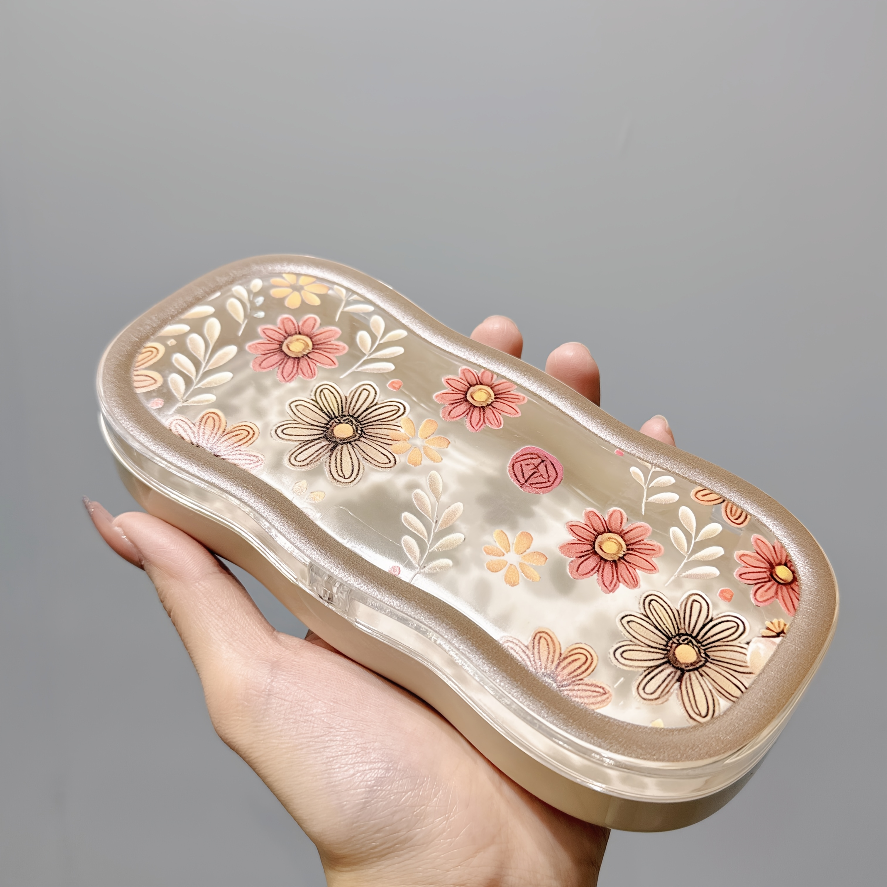 Transparent Retro Magnetic Eyeglass Case