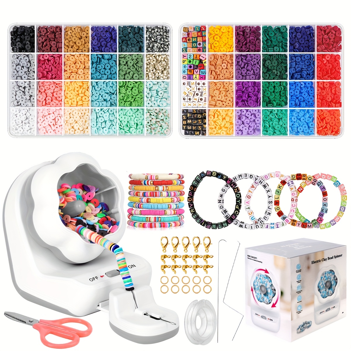 electric bead spinner for jewelry making sold on Temu United States