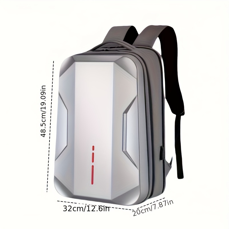 1pc mens hard shell backpack college computer backpack waterproof mens backpack gaming backpack details 2