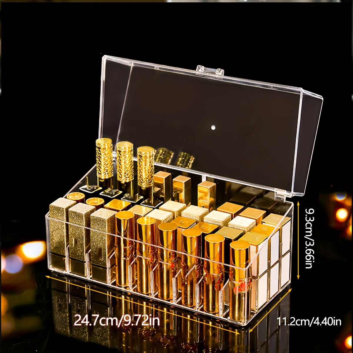 1pc Dustproof Storage Box - 18/24/36- For And Bathroom - And