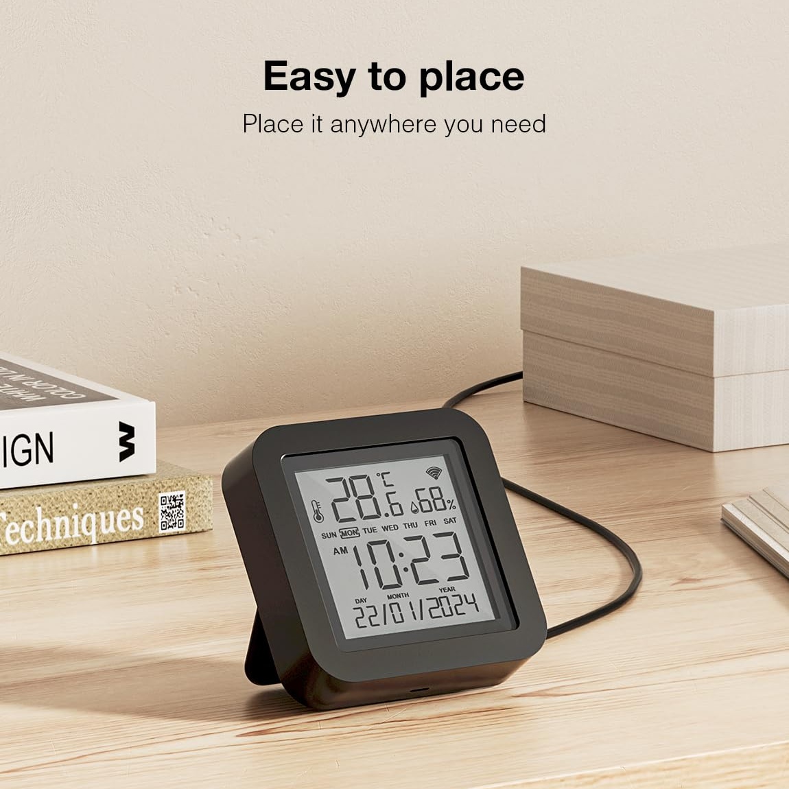 item picture all in one   compatible for   fans wifi ir remote control with 2 5 lcd display temp humidity sensor device controller for   no electronics sensor board sold separately