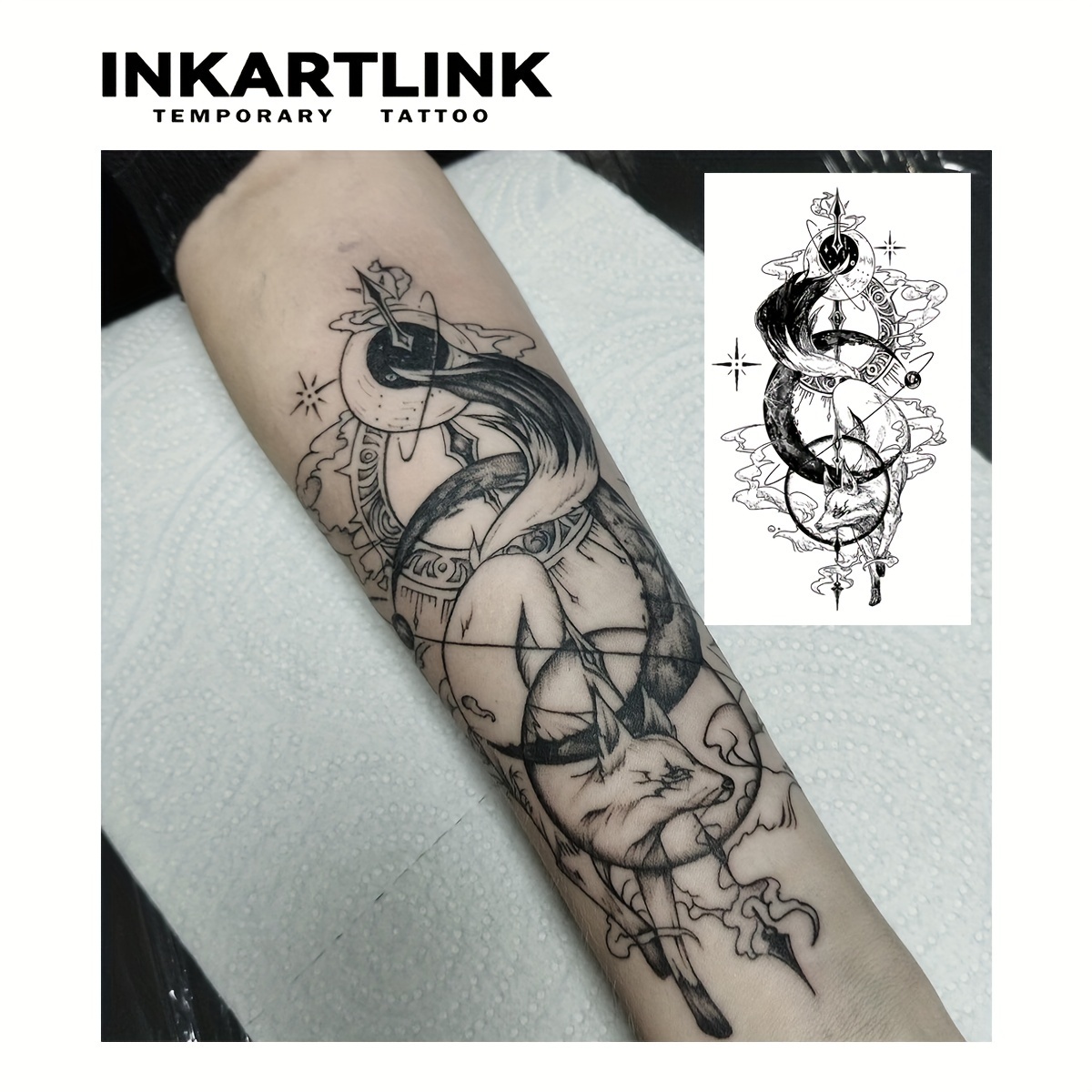 Тату набор Tattoo Kit-Fox M - okna-gotika.ru