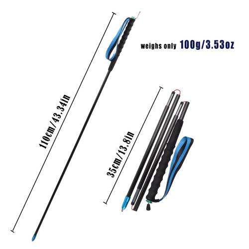 ultralight 100 carbon fiber trekking poles 2 pack foldable pair fixed length lightweight high density carbon for hiking running walking