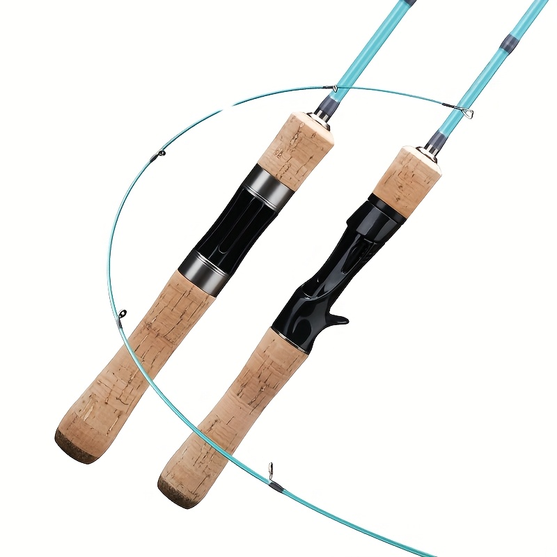 single rod micro baitcasting rod solid tip     options for   straight grip lengths of 4 43 4 92 5 51 5 91 feet blue color