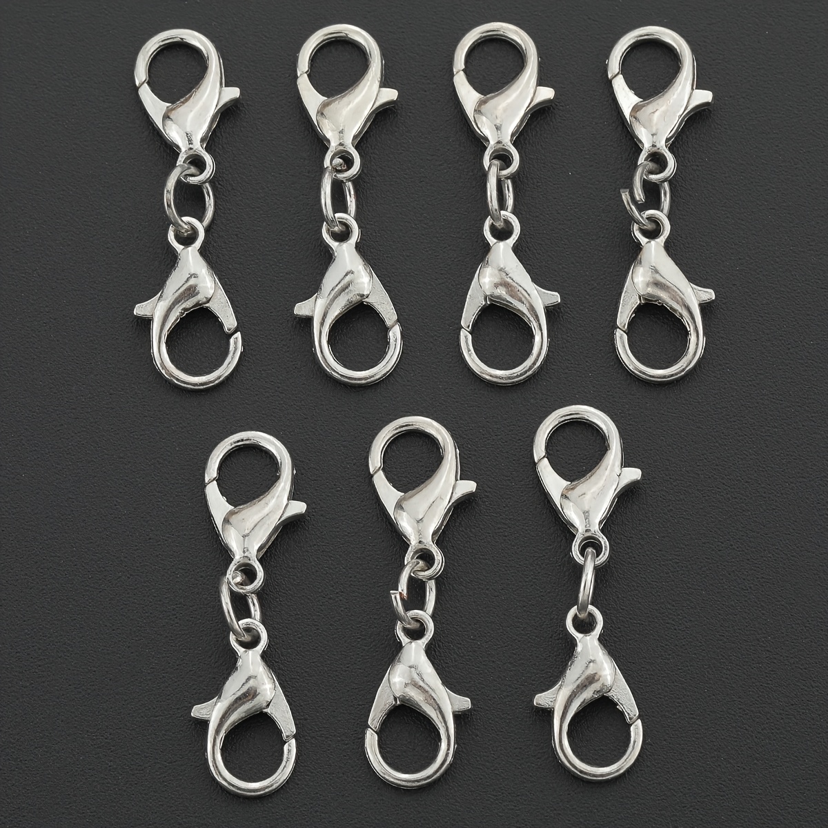 TEMU 24 pz Chiusura a a testa in 12*7mm adatta per materiali e accessori per creazione di gioielli fai da te, chiusura per gioielli fai da te,