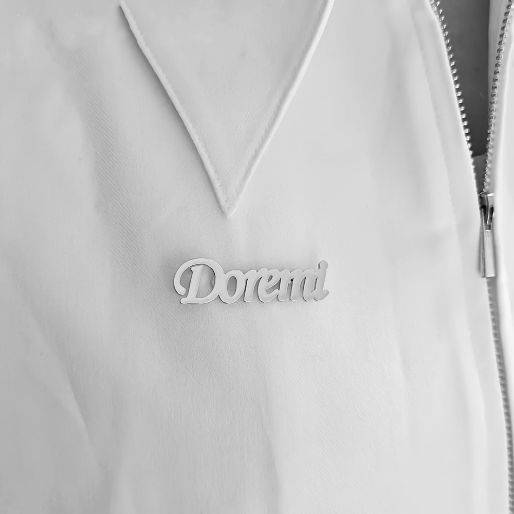 Image of Custom Name Brooch, Stainless Steel Brooch, Stylish And Minimalist Women's Brooch, Jewelry For Women's Shirt Collar Brooch
