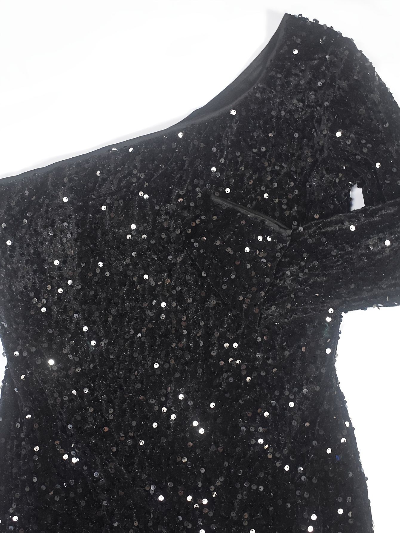 black square neck midi dress Black Knit Square Neck Slit Midi Dress