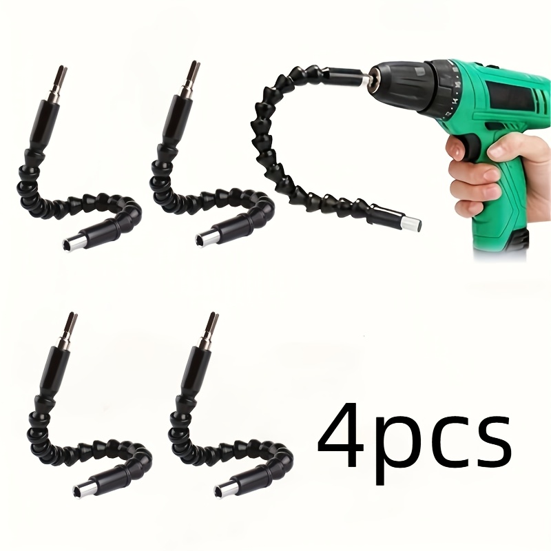 Image of Orange Universal Shaft For Electric Drills: Flexible Shaft Electric Screwdriver Drill Bit Extension Connector For Multi-functional Bending Hose Ss
