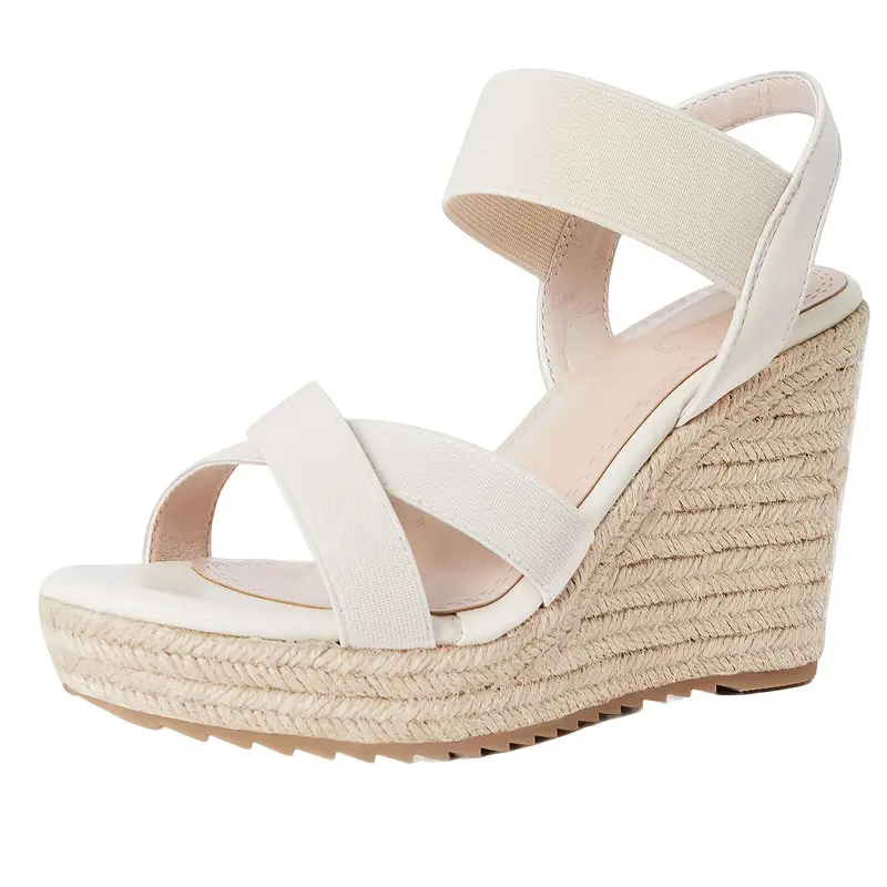 Sandalias De Cuña Para Mujer, Modernas, Informal, Cómodas Y Combinabl Con Suela Grua Sandalias De Cuña Para Mujer, Modernas, Informal, Cómodas Y Combinabl Con Suela Grua