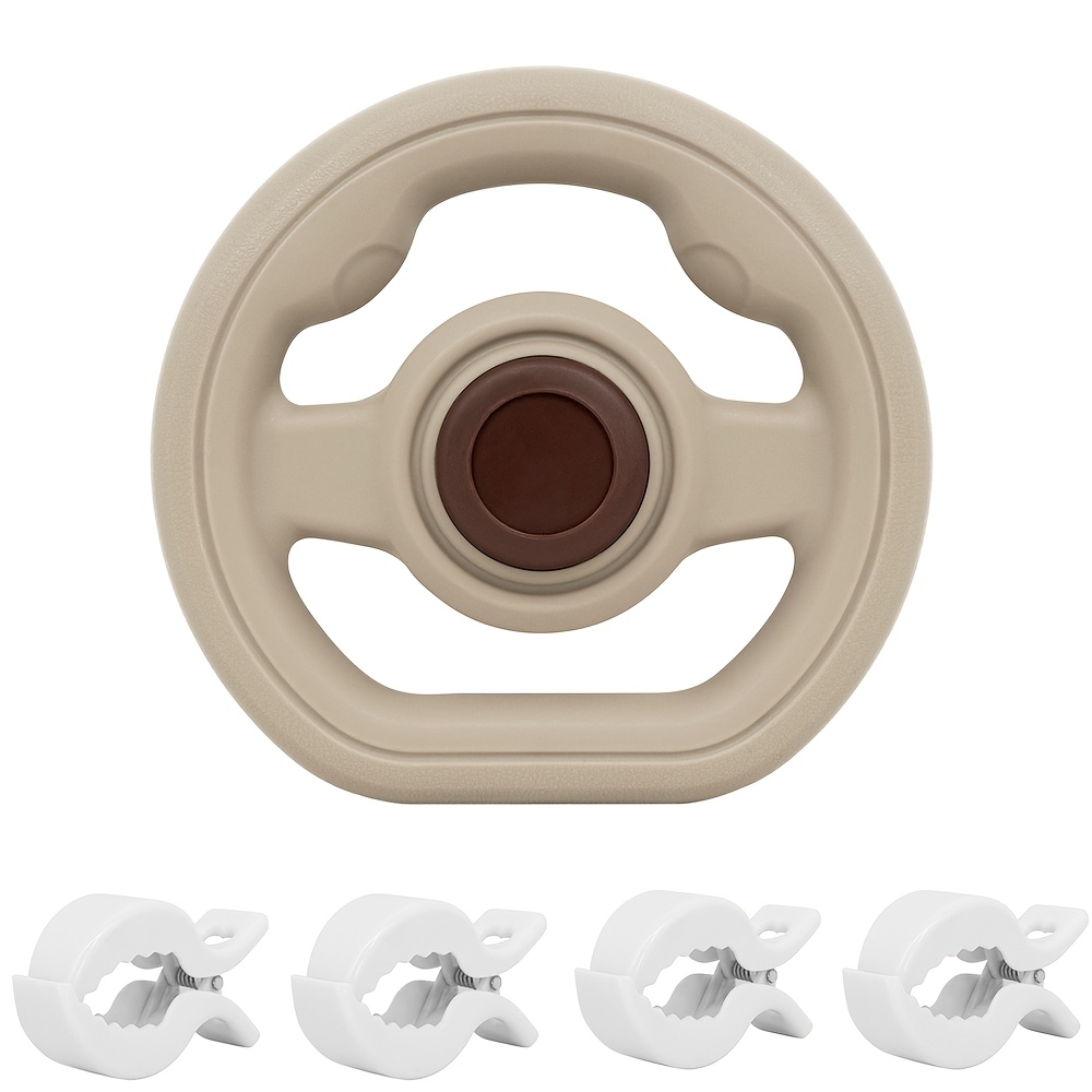 TEMU Lot de 4 pinces universelles en plastique pour couverture de poussette, pour accrocher la couverture de la housse de siège, pour poussette,