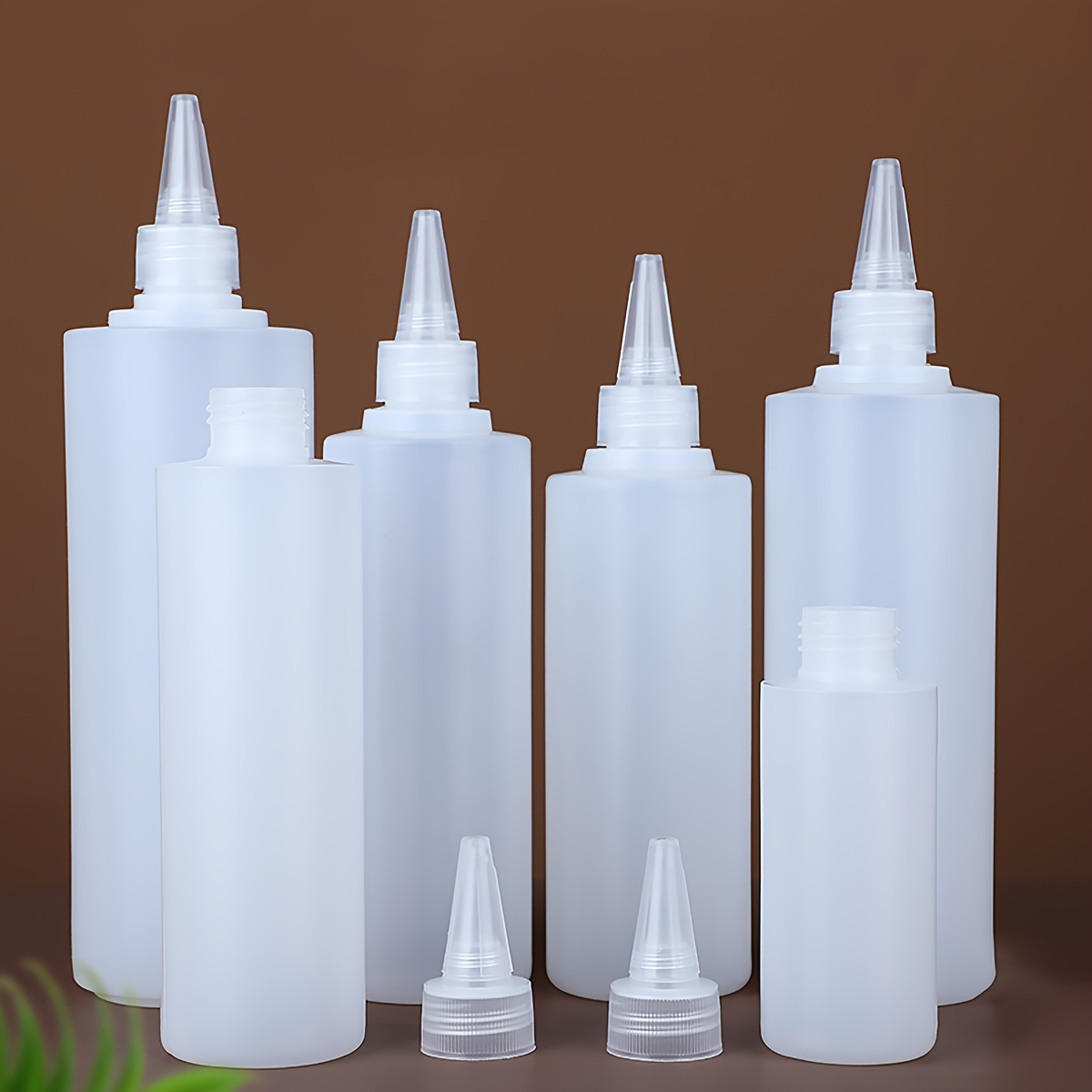 

Plastic Bottles Set - Of 1, 4 3.38, 6.76, 8.45, 10.15, 16.91 Oz - Bottles - Leakproof, Refillable , Kitchen, - , Ink, Dispensing Bottles - , Unscented,