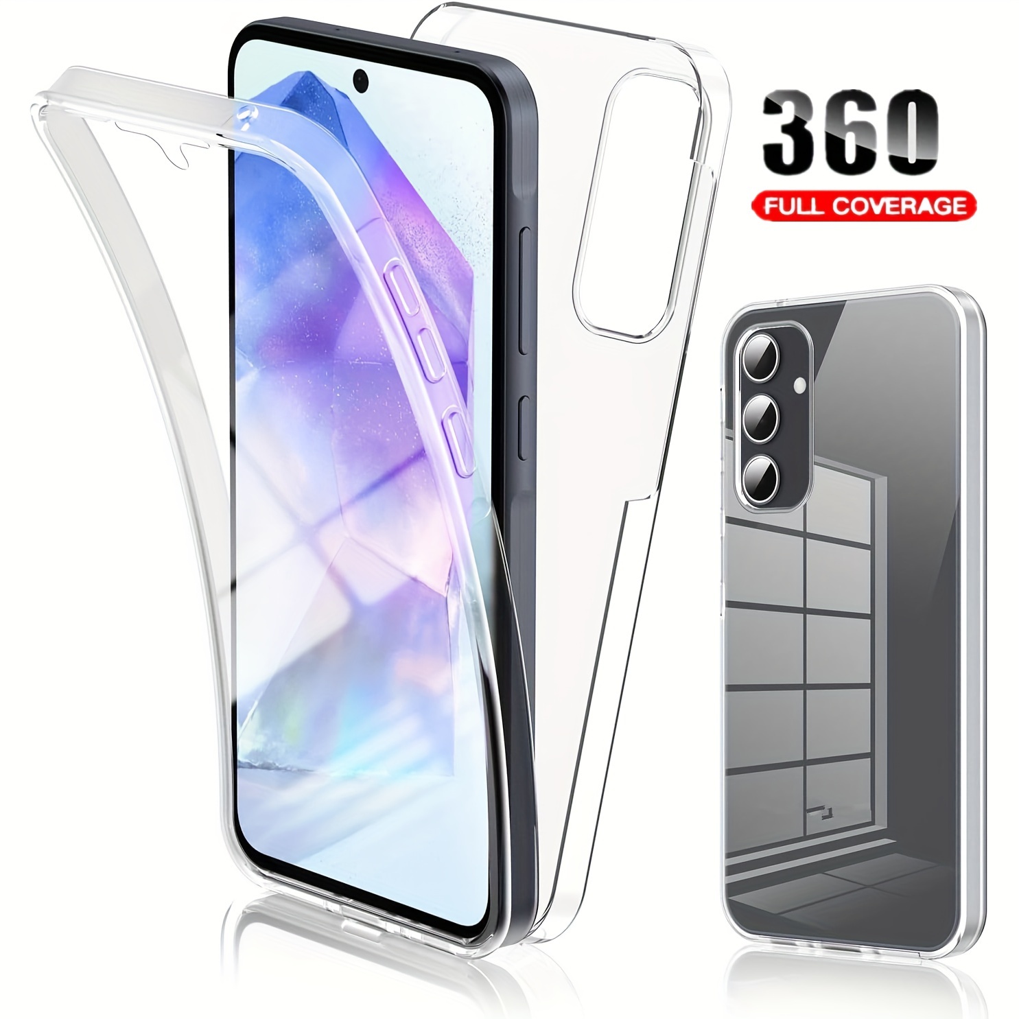 

Transparent Phone Case For A12 A13 A14 A15 A22 A23 A24 A25 A32 A33 A34 A35 A52s A53 A54 A55 A05s S24 Fe S23 Ultra S22 S21 Plus 5g 4g Pc+tpu Soft Cover