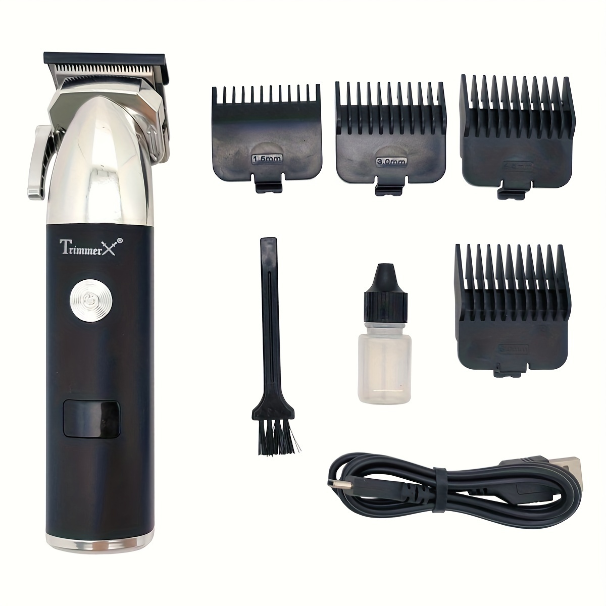 Trimmerx Professional Hair Clippers Men Cordless Barber - Temu Canada