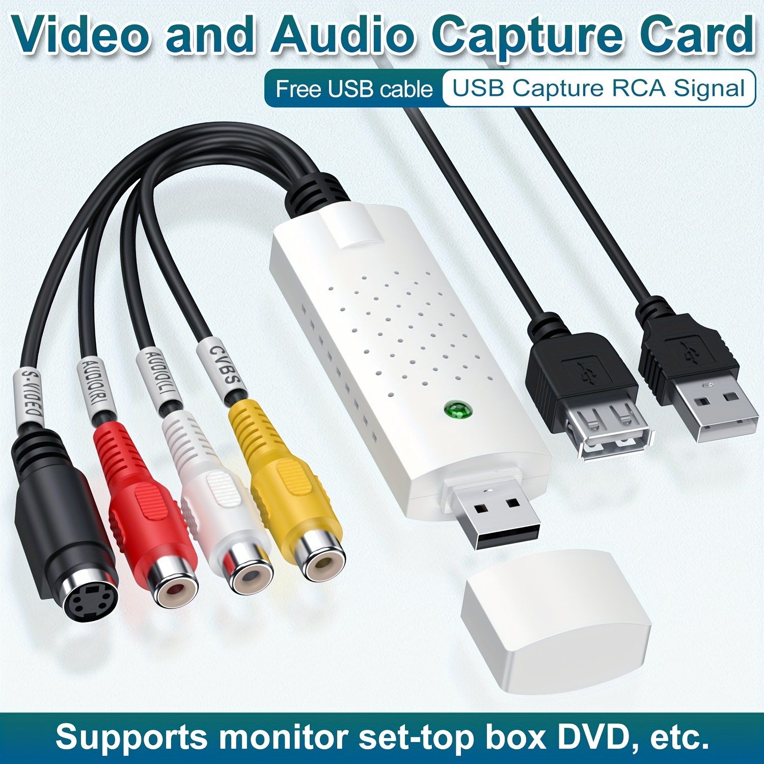 av usb video converter capture vhs vcr hi8 dv Temu Canada