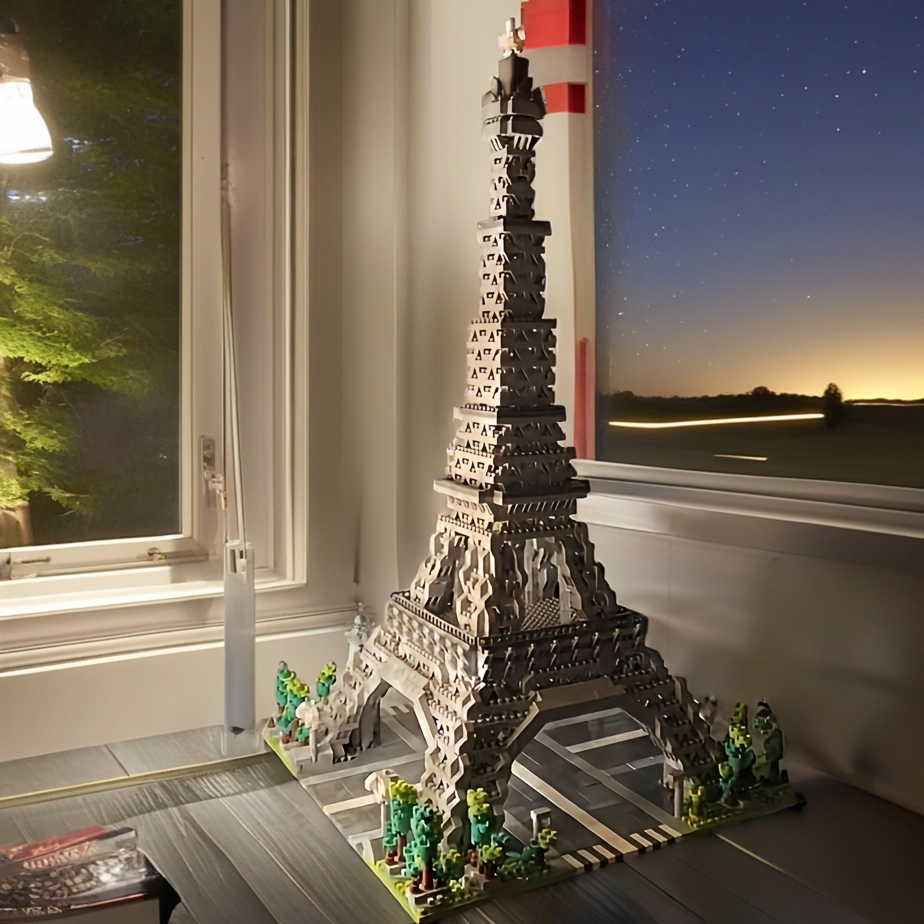 

3585pcs Paris Eiffel Tower Building Blocks Set - Educational Toys To Explore World Architecture! Halloween/thanksgiving Day/christmas Gift Easter Gift