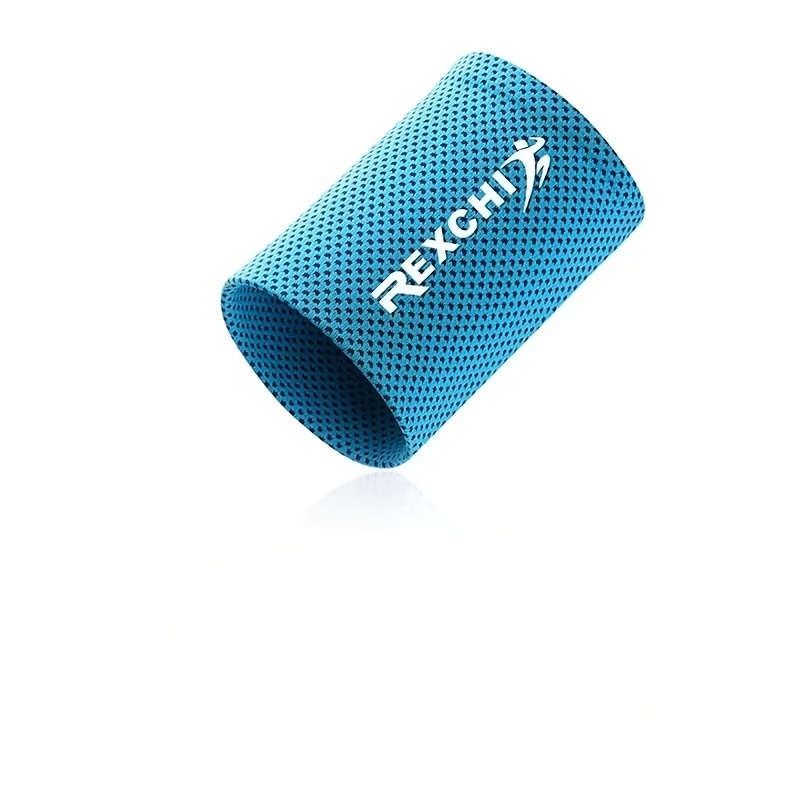 Polyester Nylon Cooling Wrist Wraps Soft, Quick Dry Unisex For Workout, Running Training