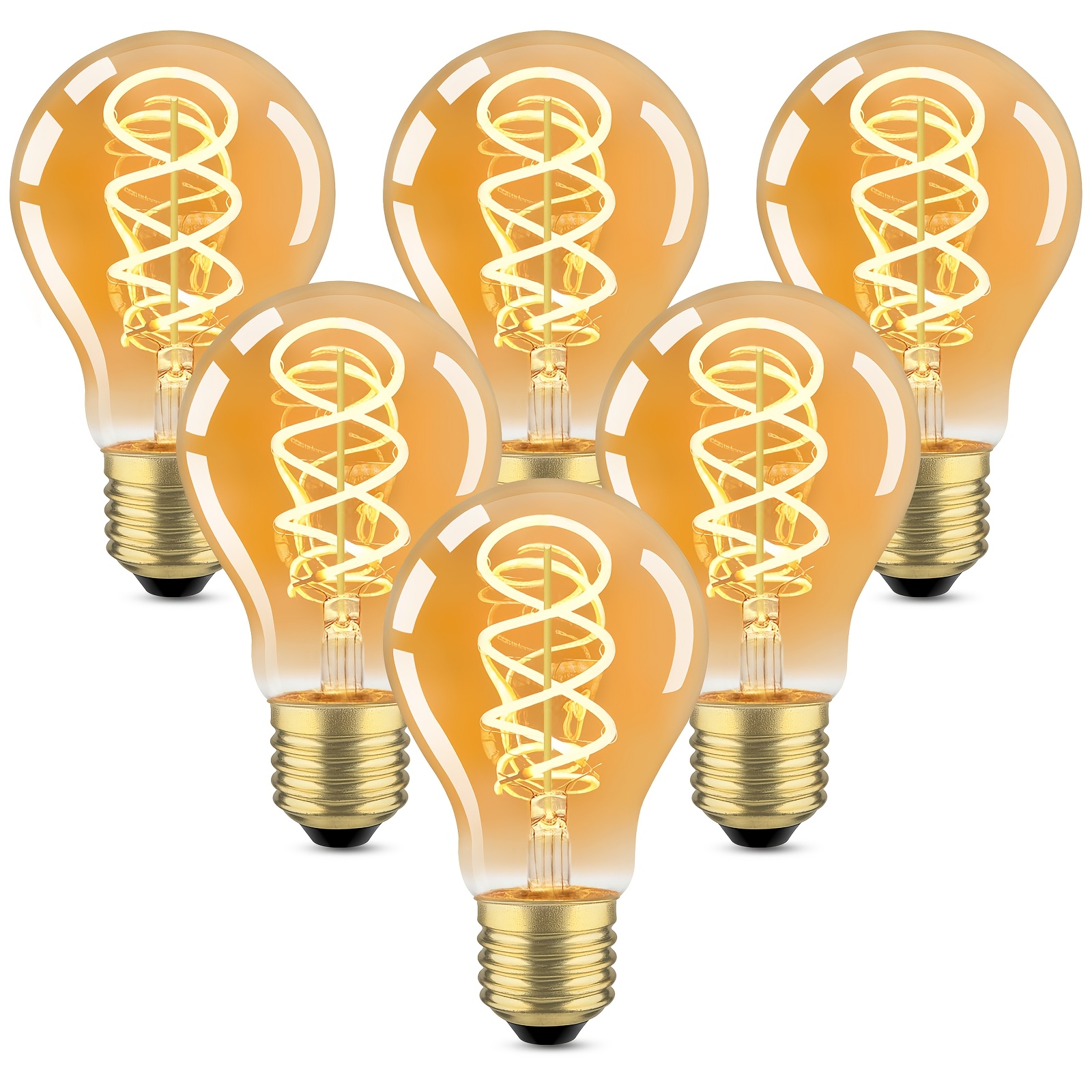 Uring 6pcs Light Bulb E27 Led Warm White 2200k Filament Lamp Edison Vintage Light Bulb 5w Energy Lamp Retro Bulb Decoration For Bar