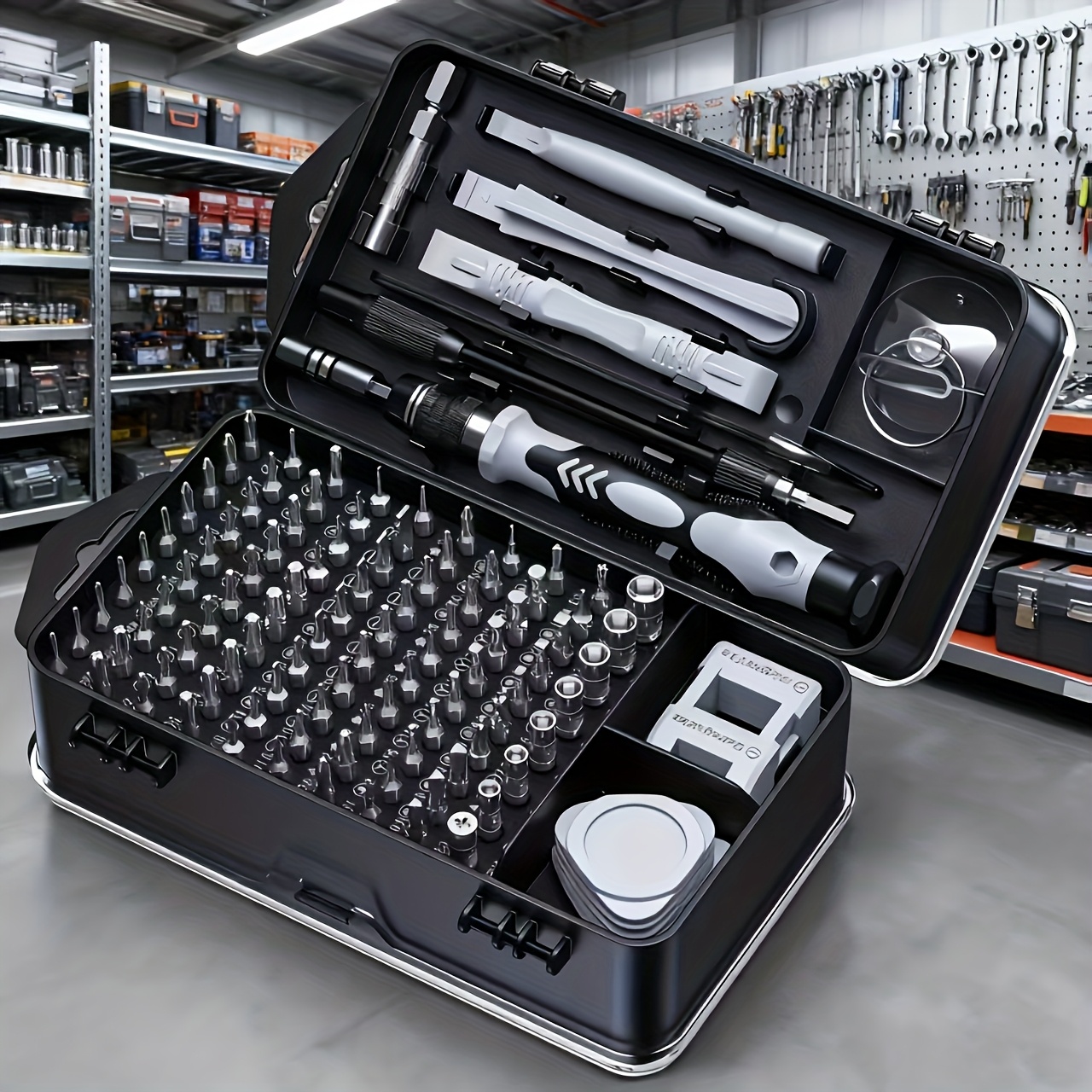 set di cacciaviti di precisione , 118 pezzi - kit di cacciaviti professionali multifunzionali - set di cacciaviti con scatola di immagazzinaggio portatile, per riparare prodotti Dettagli dell'articolo 0