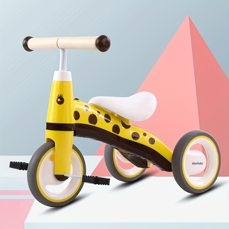  Bicicleta infantil 3 en 1 de 14 pulgadas con ruedas de  entrenamiento desmontables y sillín de esponja, bicicleta de equilibrio  para niños y niñas de 2 a 4 años : Deportes