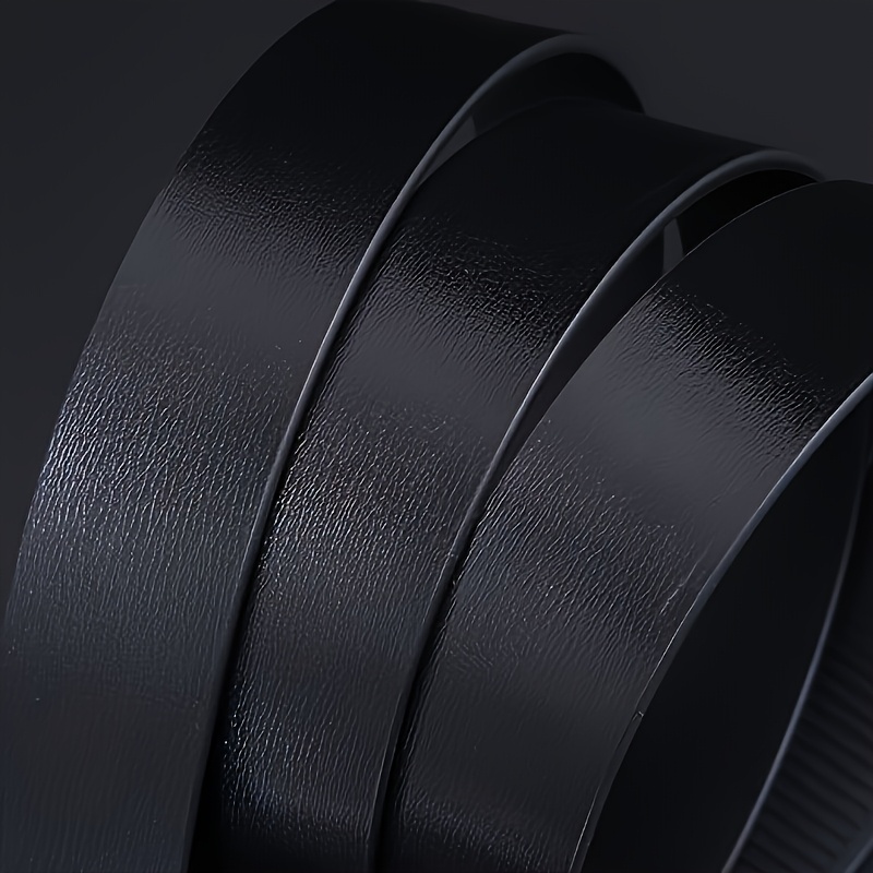 Men's Leather Belt with Automatic Buckle, Soft Cowhide