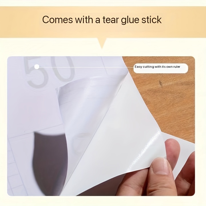 White Self adhesive Furniture Refurbishment Stickers Temu United