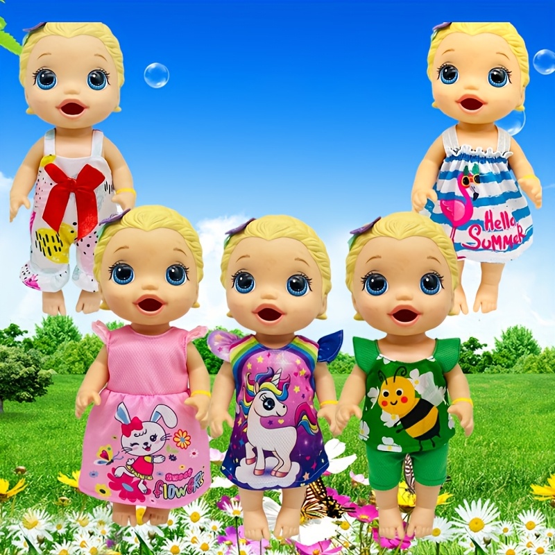 Juguete Ropita Para Baby Alive Baby Dolls Tela MuÃ±ecas Bebe