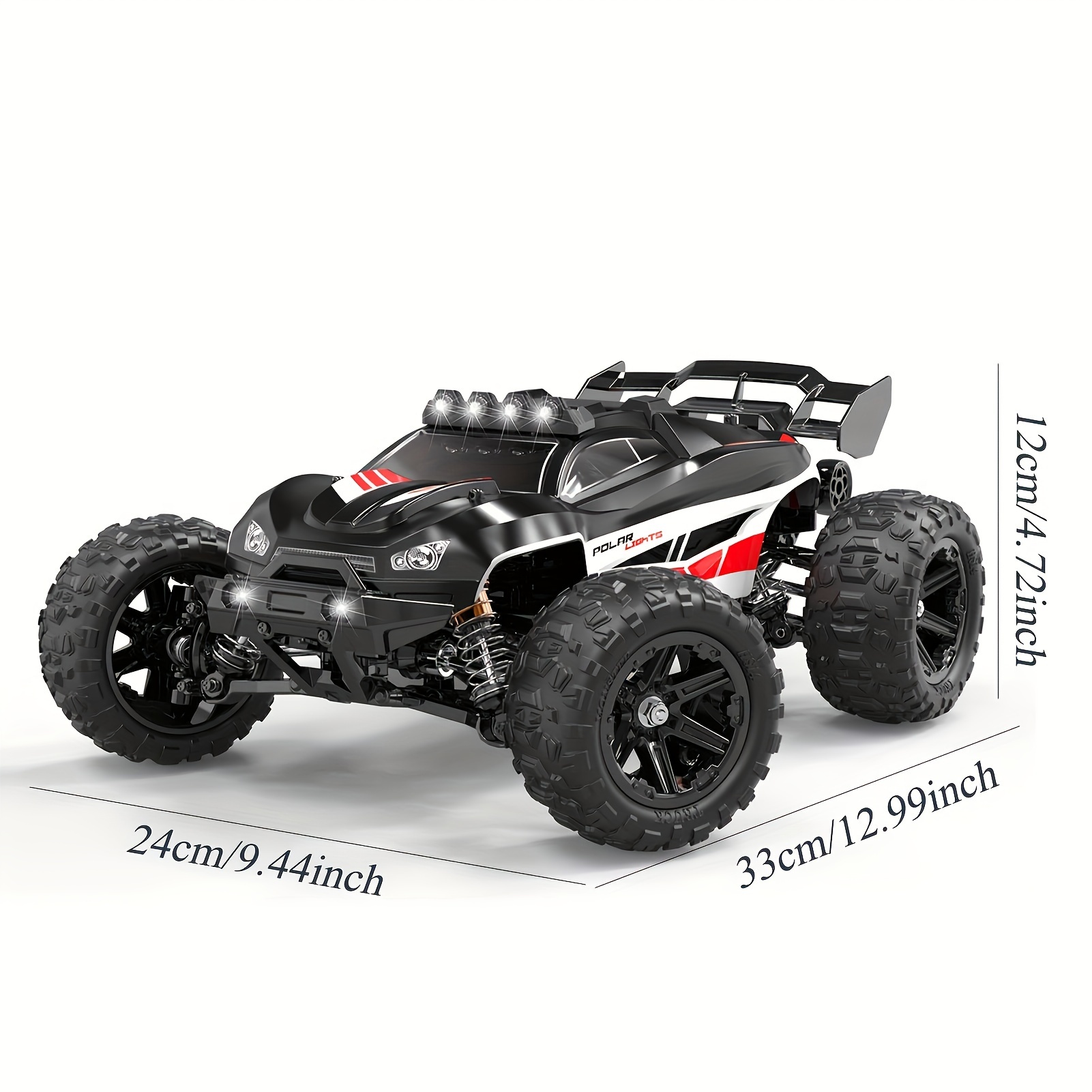 High Speed RC Car 1 14 4WD Vehicle Modular Lithium Battery Large Torque Steering Gear System 6 Lights Drifting Ra