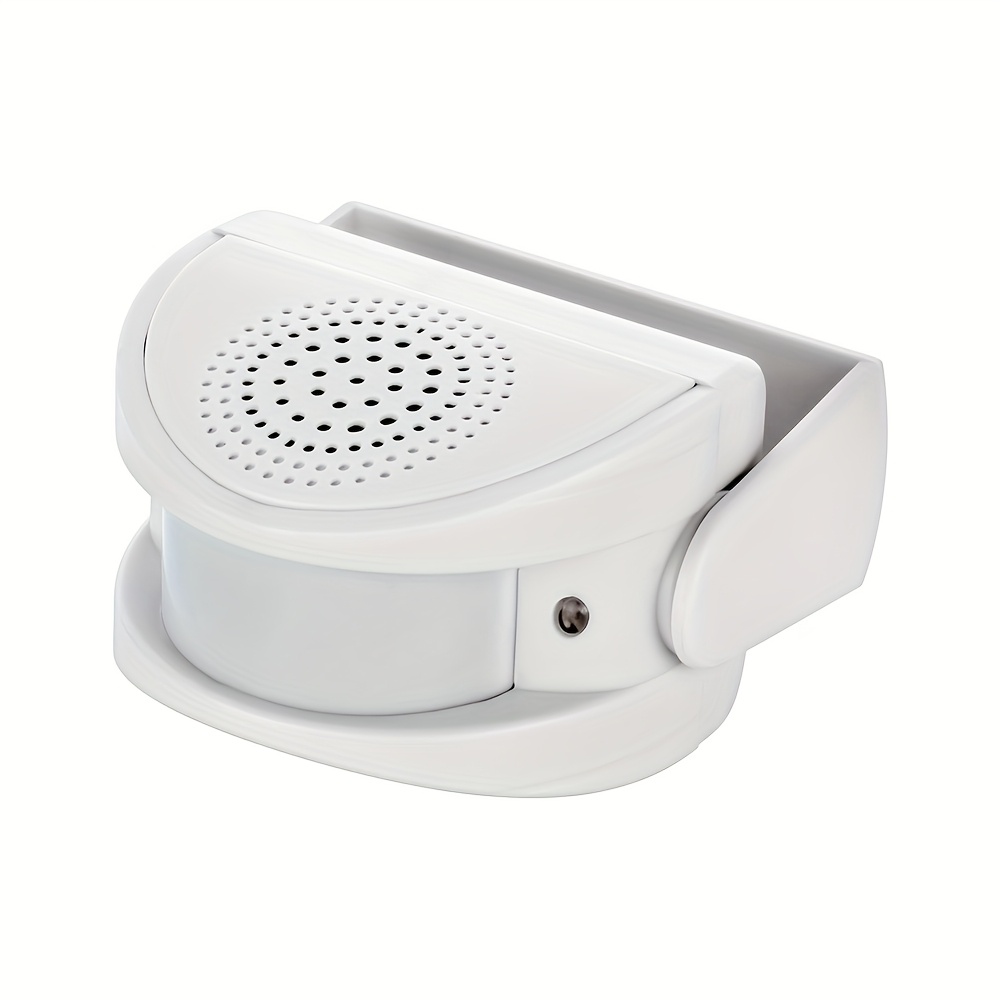 TEMU Timbre con Infrarrojos, Timbre de Bienvenida, Detector de Movimiento, Volumen Ajustable, Alarma/tono de llamada/timbre de bienvenida, Fácil de