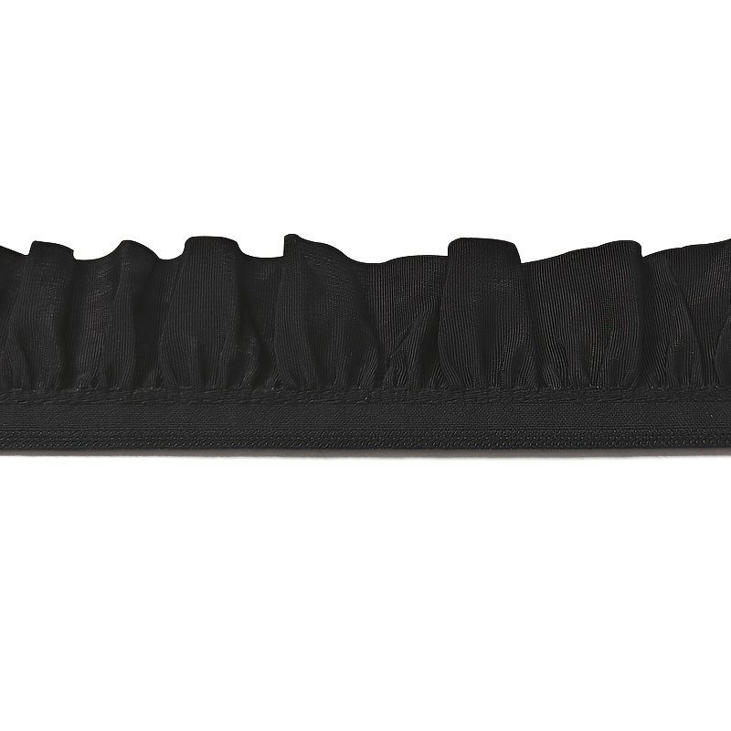 E-shop 5 Yards einseitig geraffte Pilz-Hochelastische Spitze Gummiband, Nähgummiband - Dessous, Hosen, Rockbesatz, Ärmel, Bademode Spitze