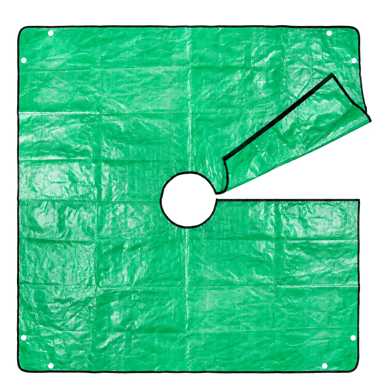 Image of An Asphalt Landscape Edging Used To Trim Around Houses, Including A Catcher For Trimming Shrubs, Equipped With 4 Corner Clips For And Leaf Collection