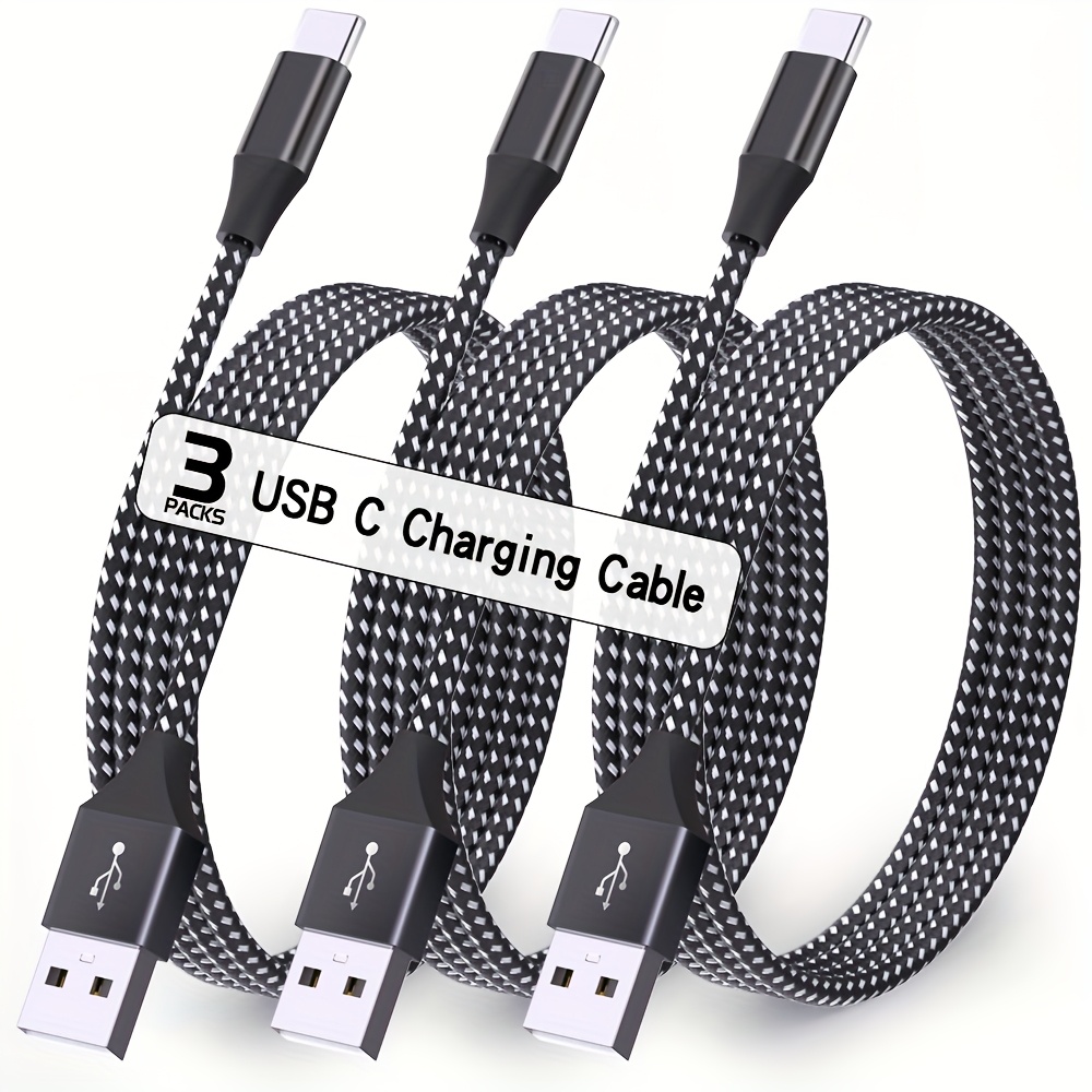Phone Charger Cord Type C AWINBOW USB C Cable, (5 Pack/2M) USB