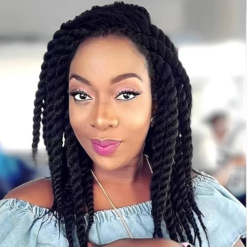 3 packs twist crochet hair 14 18 inch jumbo braiding hair extension for women