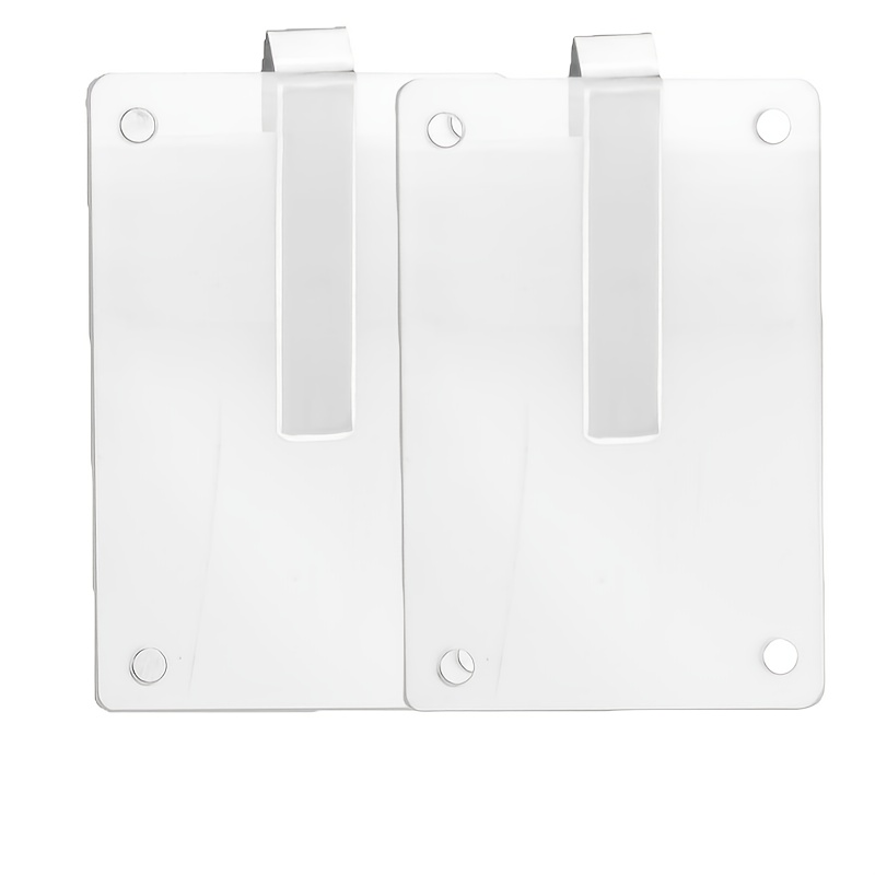 E-shop 2er-Pack Magnetische Auto-Sonnenblenden-Fotoklammern – Transparente Acryl-Display für Familien- & Haustierfotos, Einfaches Clip-On Design,