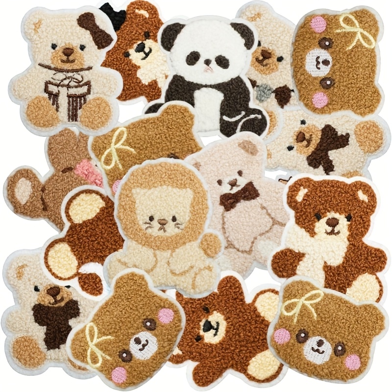 6x Schleifen-Aufnäher Zum Aufbügeln – Rosa, Bestickt, Ca. 7,5x5,1 Cm Für Kleidung & Accessoires