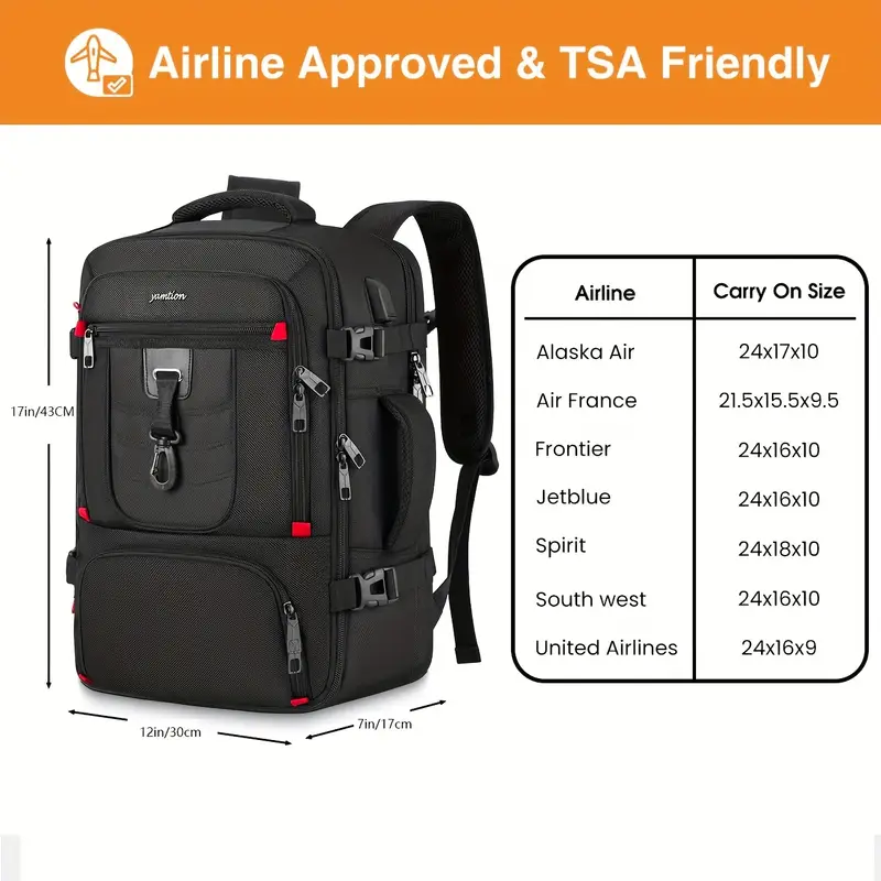 airline approved carry backpack shoe 17in laptop compartment - Temu airline approved carry backpack shoe 17in laptop compartment - Temu